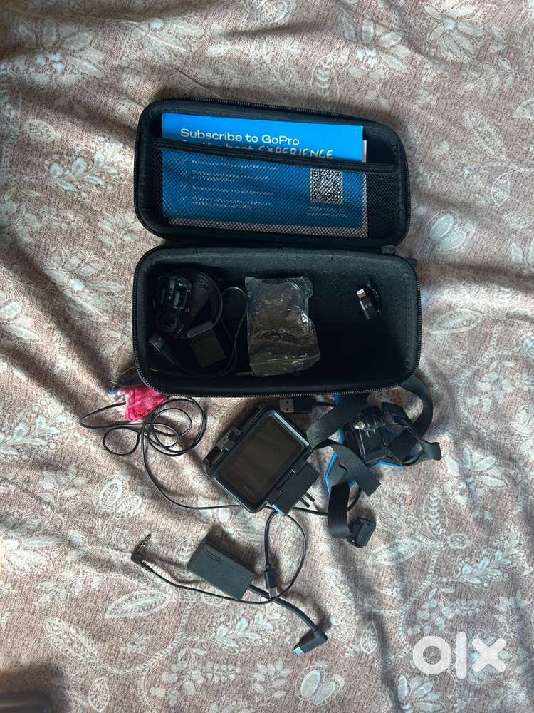 Go pro hero 10 black with mic adapter nd sony mic nd all accessories