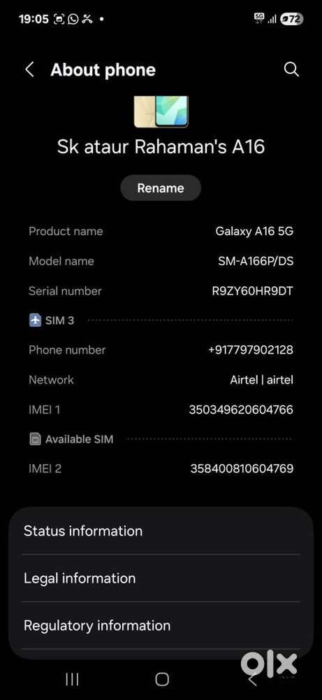 A16 5G best condition