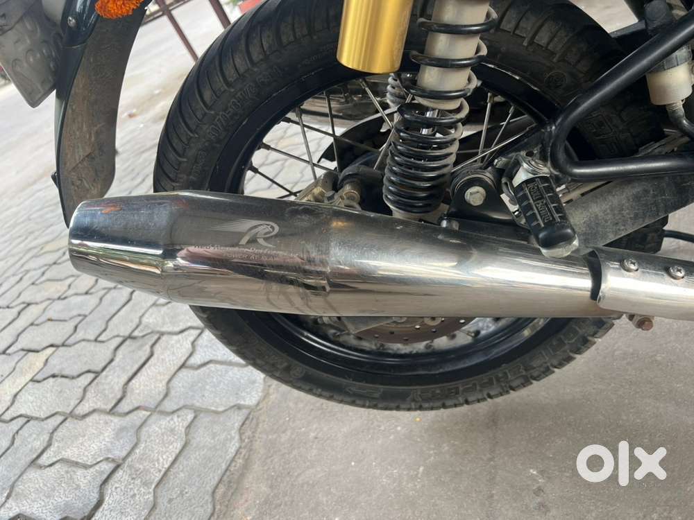 Red rooster Exhaust for Interceptor and GT 650 Stellar polish