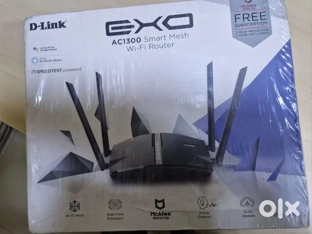 D-Link
EXO 5g Band Router Dualband