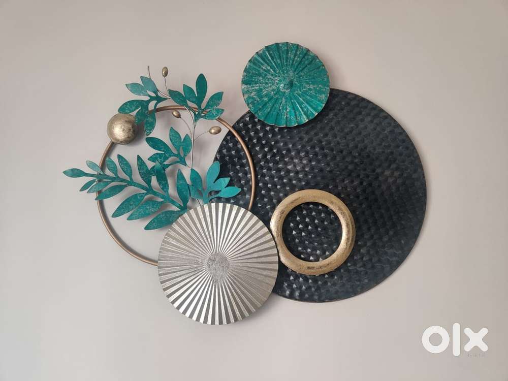 Forest Green Enormous Metal Wall Art