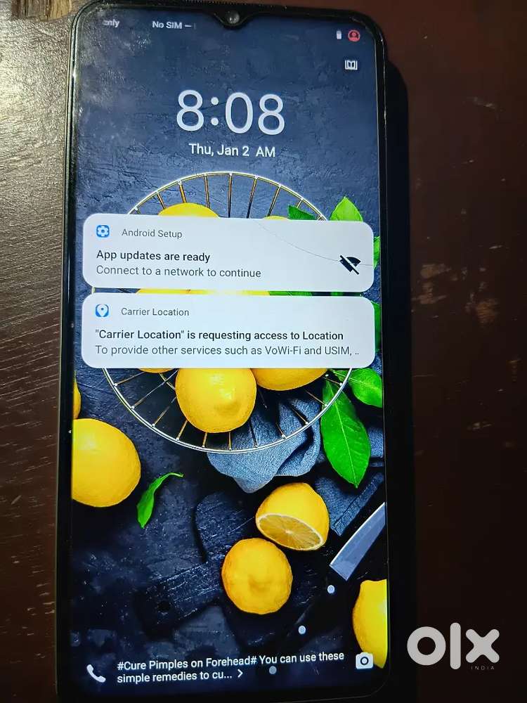 Vivo y 35. 8 gb ram 128 memory in good condition