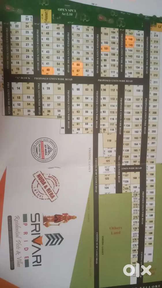 Srivari villas plots sale iragalamma Temple road