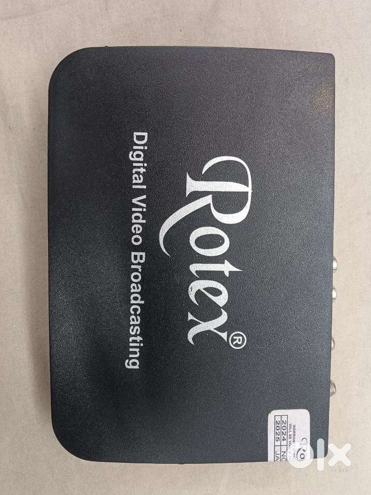 SET-UP BOX ROTEX, DIGITAL VIDEO BROADCASTING WITH REMOTE AND CHARGER