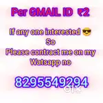 I want 10 gmail id watsapp no