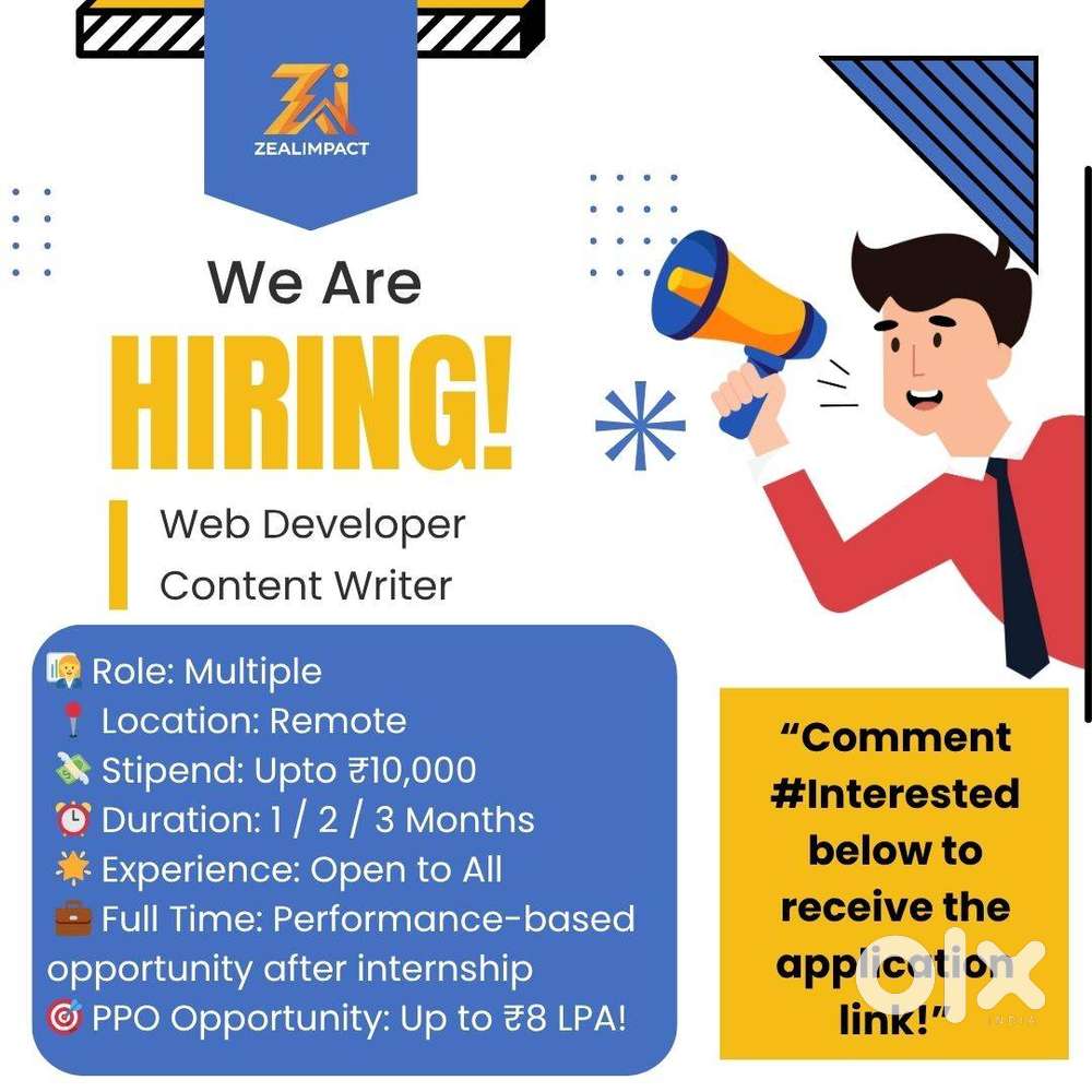 Remote Internship Opportunity Alert at Zealimpact