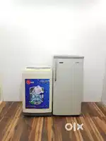 Samsung 192 ltrs single door refrigerator and washing machine