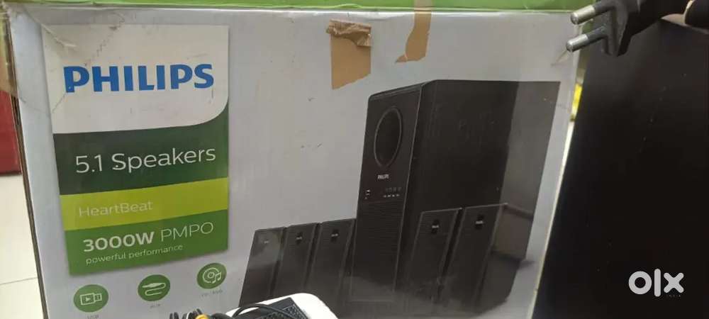 PHILIPS 5.1 SPEAKER'S  HEARTBEAT HOME THEATRE