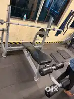 Olympic Flat bench, decline bench , Chest machine, Bench press gym