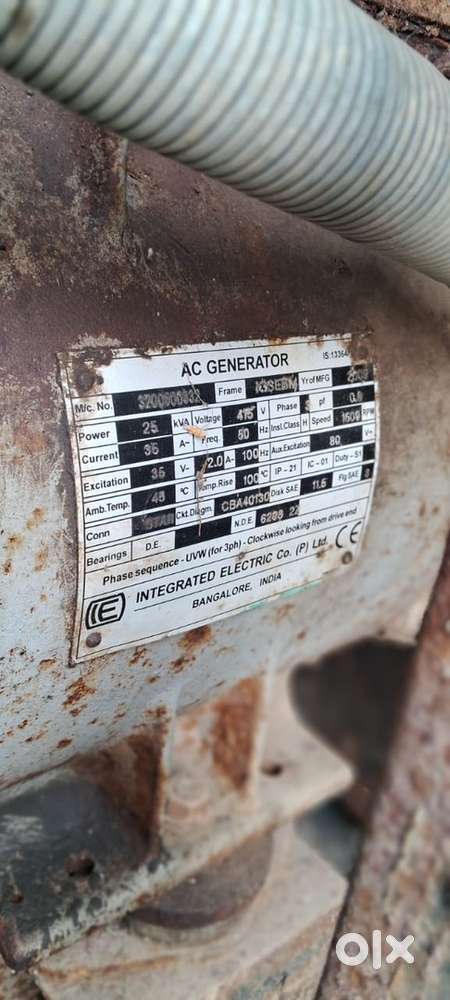 25kva Simpson S433 3 PHASE Generator for sale