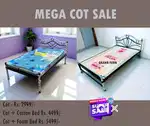 # Cot , Steel cot , Bed , Single , Double , Queen Fancy Bed New KFLE