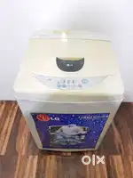 Lg 6kg top load washing machine white colour free inlet outlet pipes