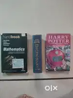 Combo of 3 Books:Mathematics Handbook,Oxford Dictionary, Harry Potter