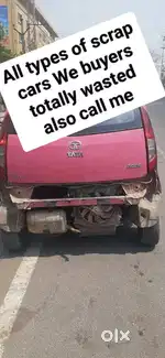 All types of scrap cars buyer totally wasted we give good price