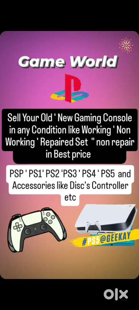sell your old console in any condition ps2 ps3 ps4 ps5 playstation tv