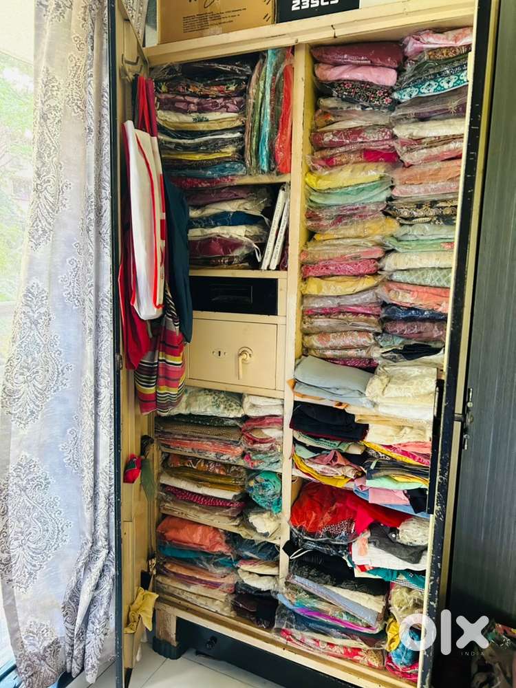 Spacious Steel Cupboard with Mirror and Locker – Excellent Condition