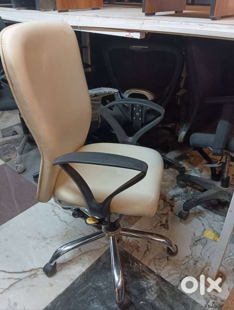 Used Office Chair With Non Adjustable Handle For Sale