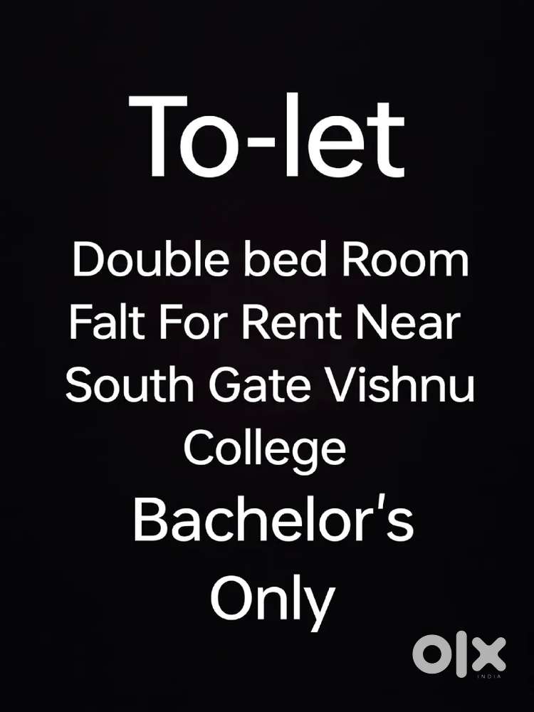 Double bed Room Falt For Rent near Back side Gate Vishnu College