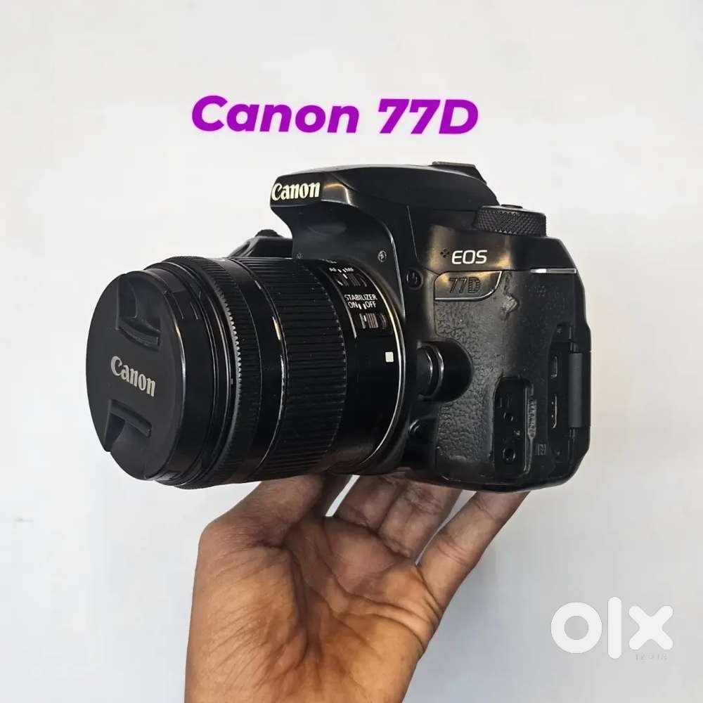 Canon EOS 77D DSLR with 18-55mm IS STM Lens – Excellent Condition