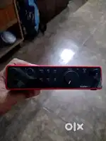 Focusrite 2i2 4th Generation & Audio Technica m30x headphones.
