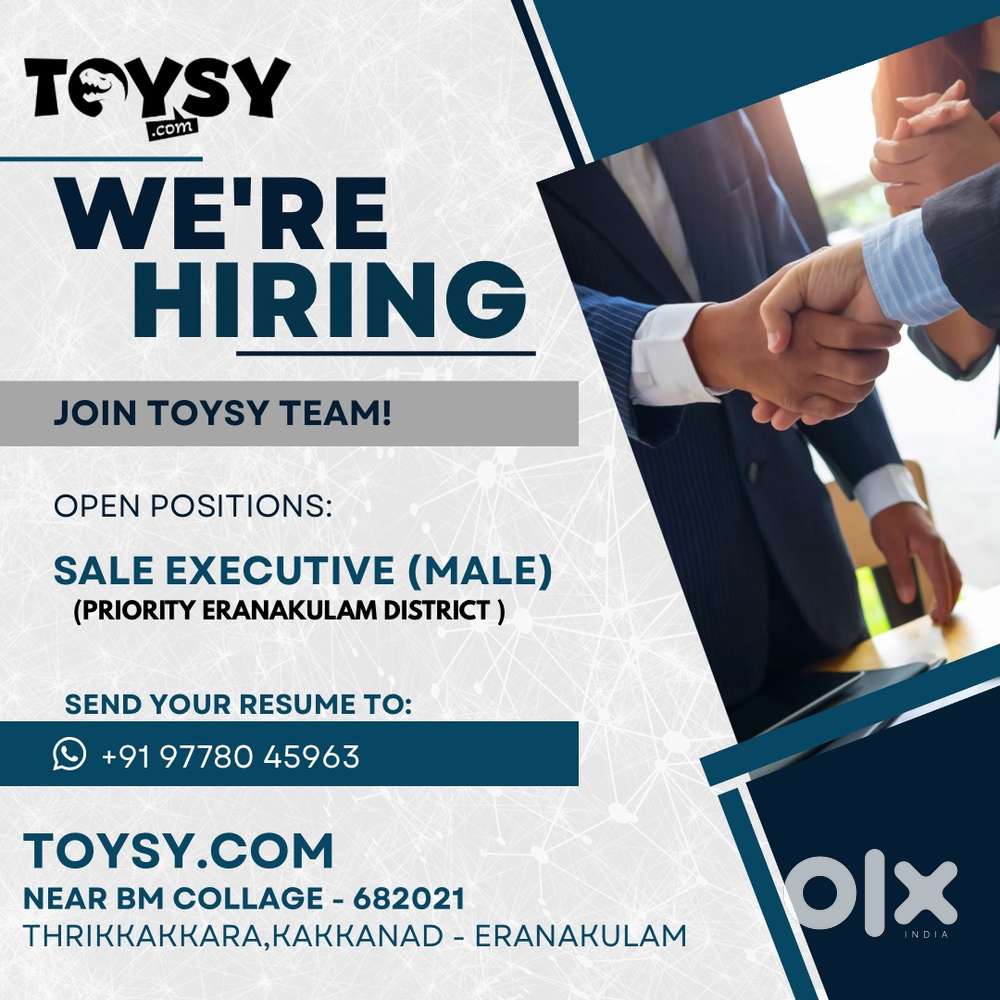 TOY SHOP SALES VACANCY FOR MALE