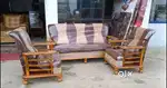 3+1+1 solid wood  sofa 50 density fom 5 years warranty