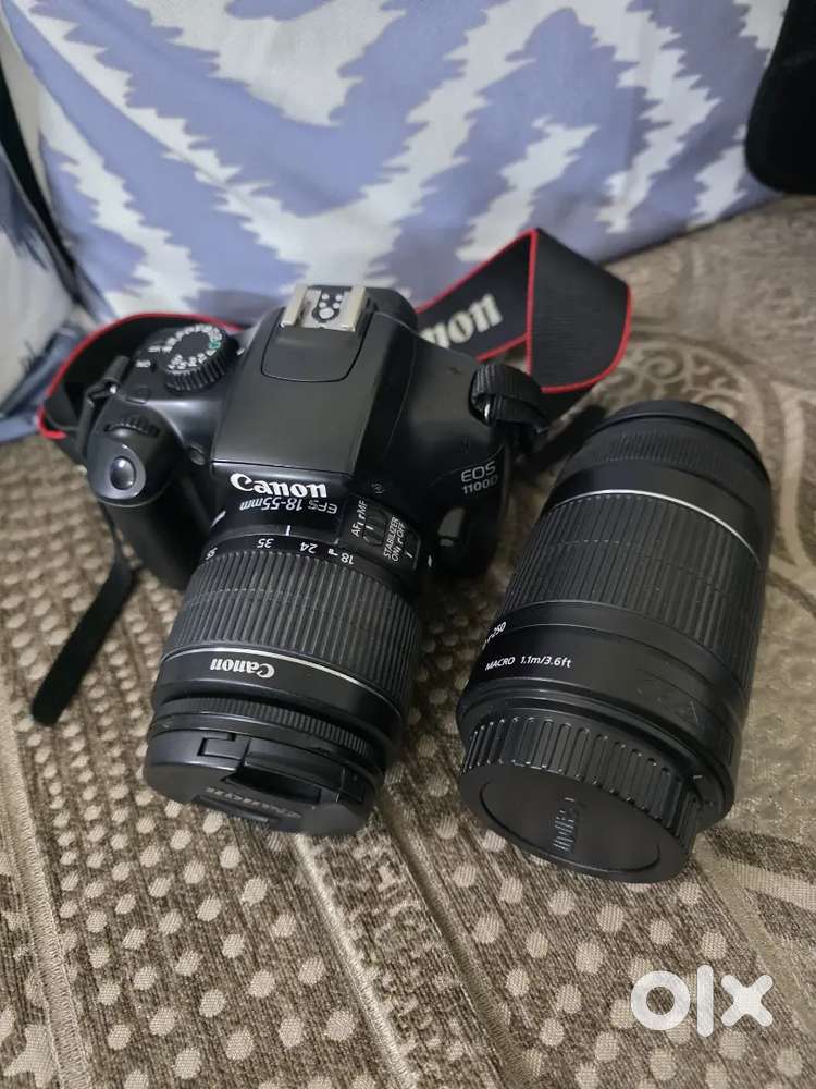 Canon EOS 1100D DSLR Camera Body with EFs 18-55mm & EFs 55-250mm lens