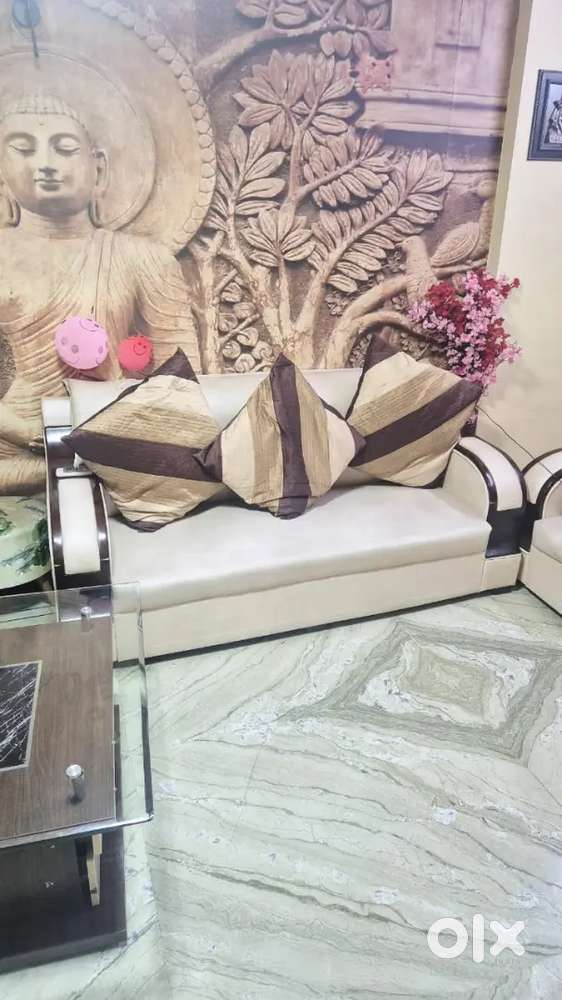7 seater sofa with cushions