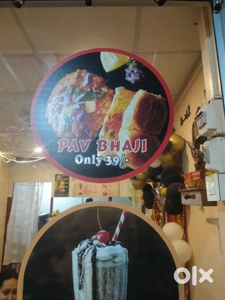 Working hours 9 Am to 9 Pm cooking chola bhatura paw bhaji tea wai wai