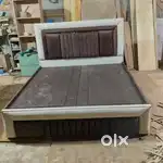 Bed beautiful design double bed 6x6