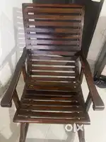 Wooden(Teak) Rocking chair with Cushion