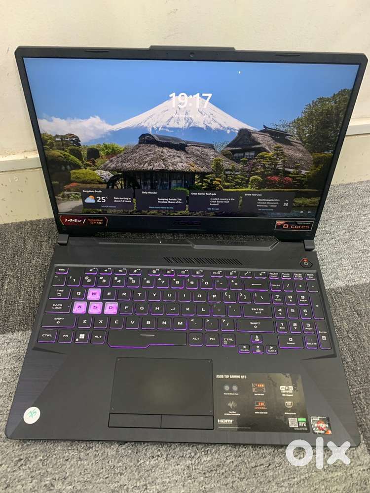 Asus Tuf Gaming Laptop AMD Ryzen 9-5th Gen 16GB 512GB Warranty