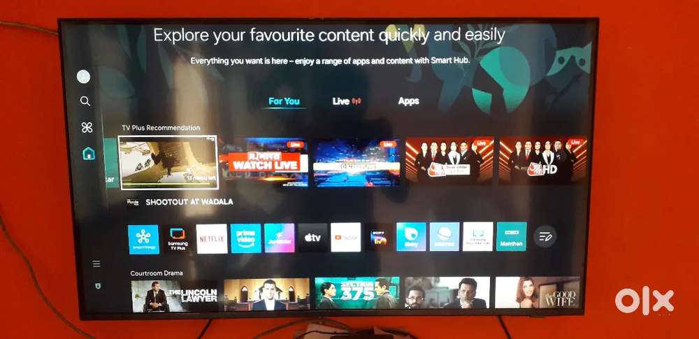 Samsung 43 UHD 4k led(with 1year warraty)