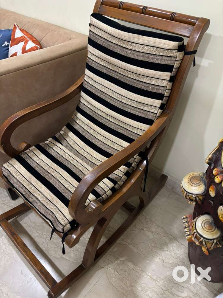 wooden rocking chair