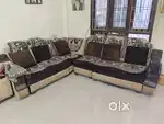 Sofa set with cover