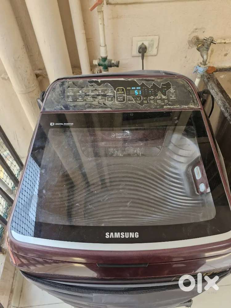 Samsung automatic washing machine7.5kg top load in very goodcondition
