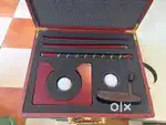 Wooden box golf set