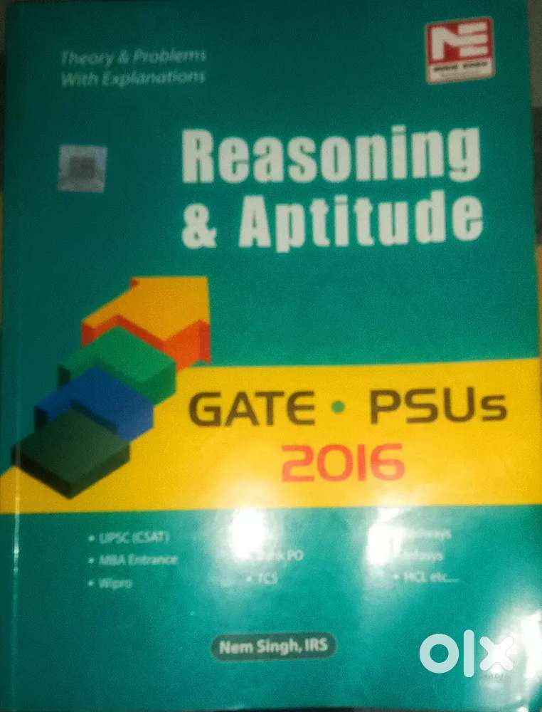 Reasoning and Aptitude book for GATE and PSUs