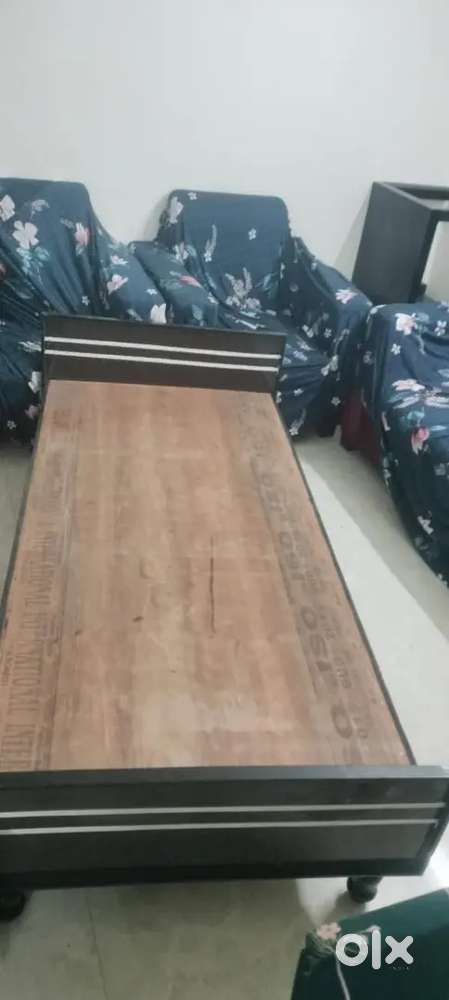 Bed cot brand new in workshop godown hardwood direct factory mfr 6/3ft