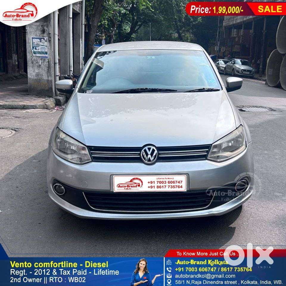 Volkswagen Vento 2010-2013 Diesel Comfortline, 2012, Diesel
