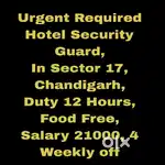 Chandigarh 5 Star Hotel Security Guard Job 25