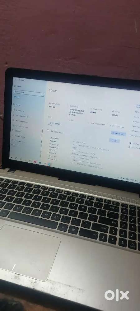 ASUS laptop intel i3 40005U