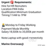 HR Recruiter ( Urgent recruitment)