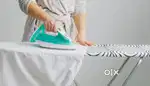 Loundry shop cloth ironing work
