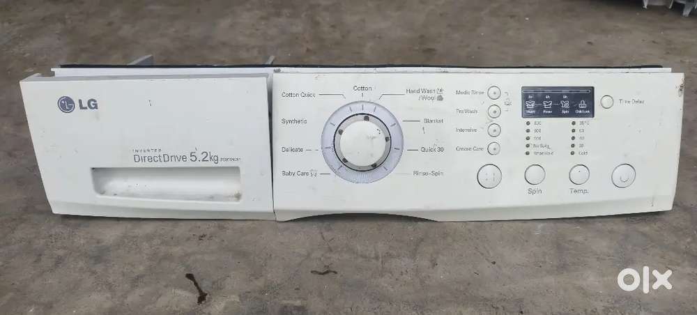 LG direct drive front load washing machine 5.2 kg