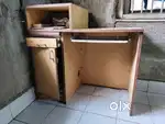 Durable computer / study table with storage marine ply & laminate