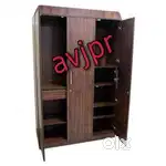 New wooden almirah with three doors triple door almari cupboard wardro