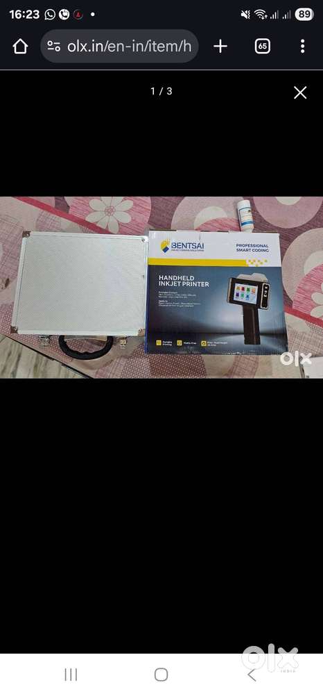 Handheld Printer – Model Bentsai 6205 (Almost New, Unused)