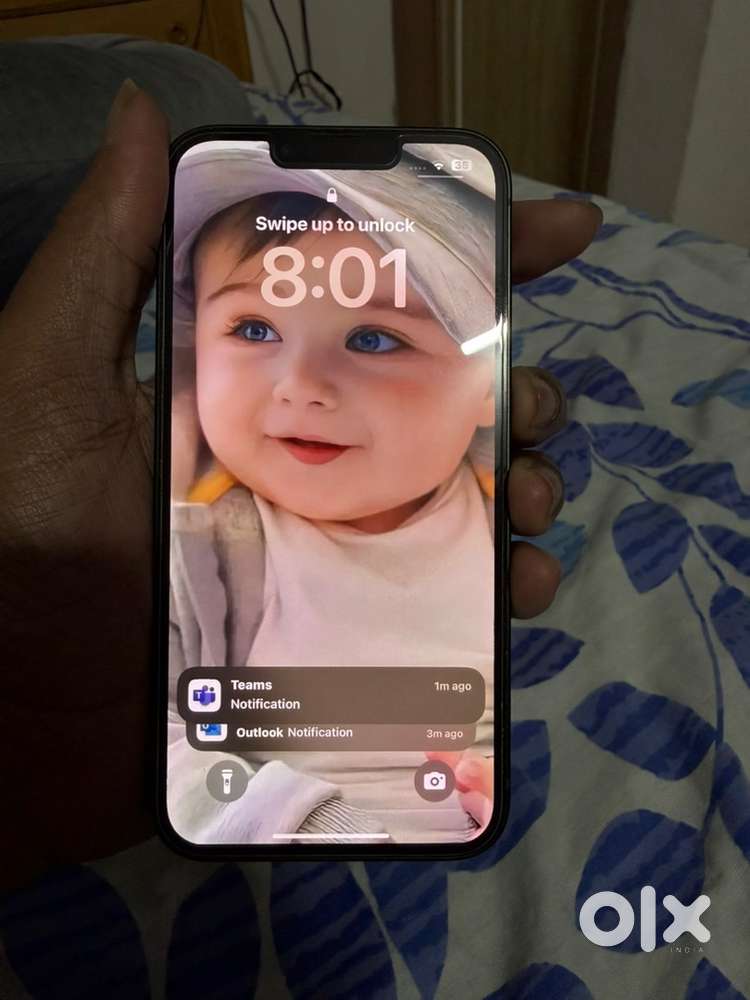 Three year old Iphone 13 128 gb green color with box for sale