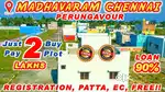 Low budget Plots just 2 to 3 Lakhs initial pay Balance EMI